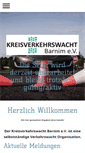 Mobile Screenshot of kreisverkehrswacht-barnim.de